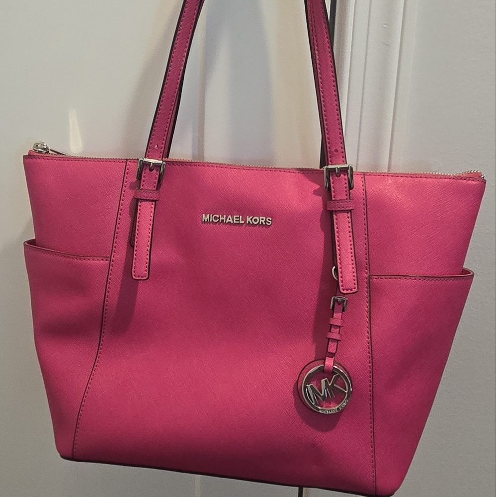 Hot pink MK handbag